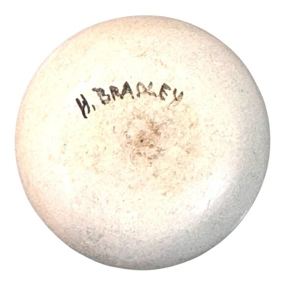 Vtg Acoma H. Bradley Mini Native American Pottery Bowl Planter Geometric Design - Picture 4 of 6